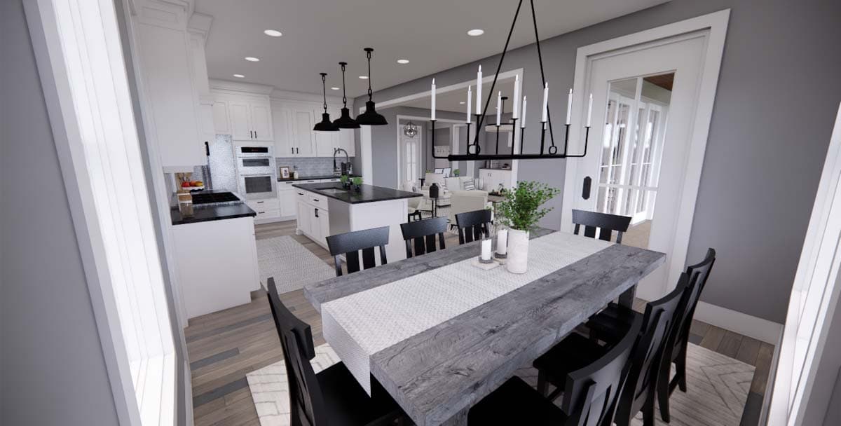 Plan 14678RK: Master-Up Modern Farmhouse Plan 2-Sided Fireplace - Image #22 - Country, Craftsman, Farmhouse, Modern Farmhouse, New American, Traditional