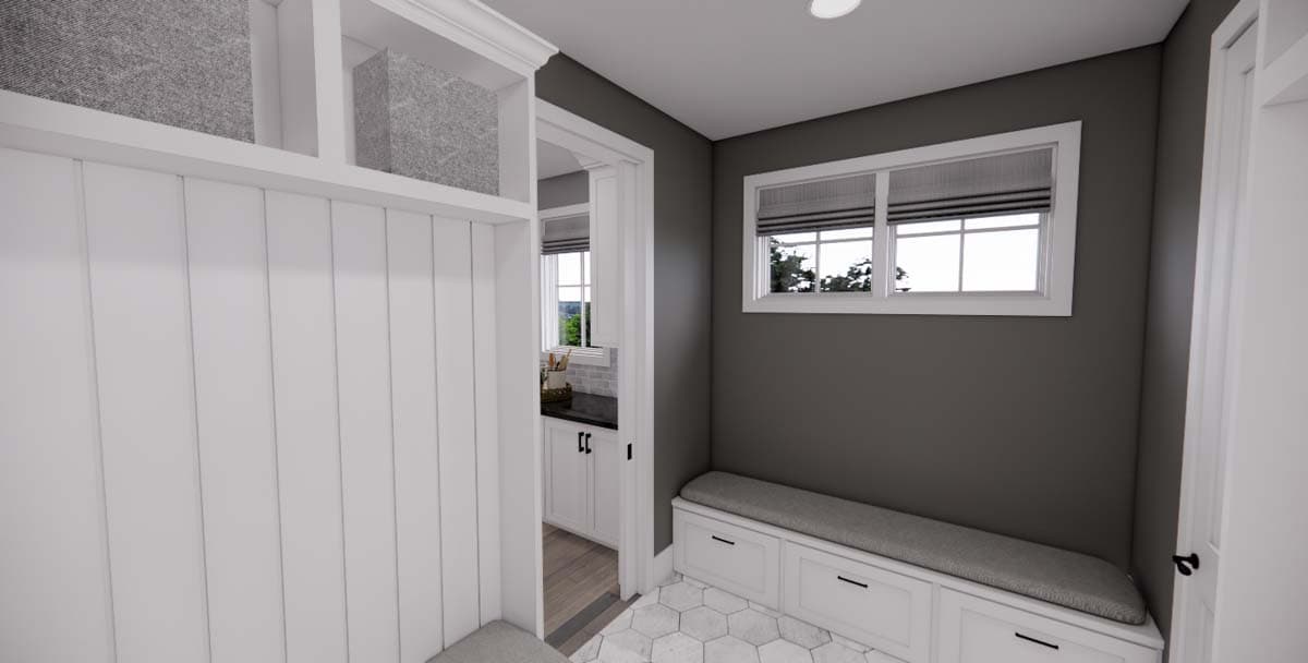 Plan 14678RK: Master-Up Modern Farmhouse Plan 2-Sided Fireplace - Image #27 - Country, Craftsman, Farmhouse, Modern Farmhouse, New American, Traditional