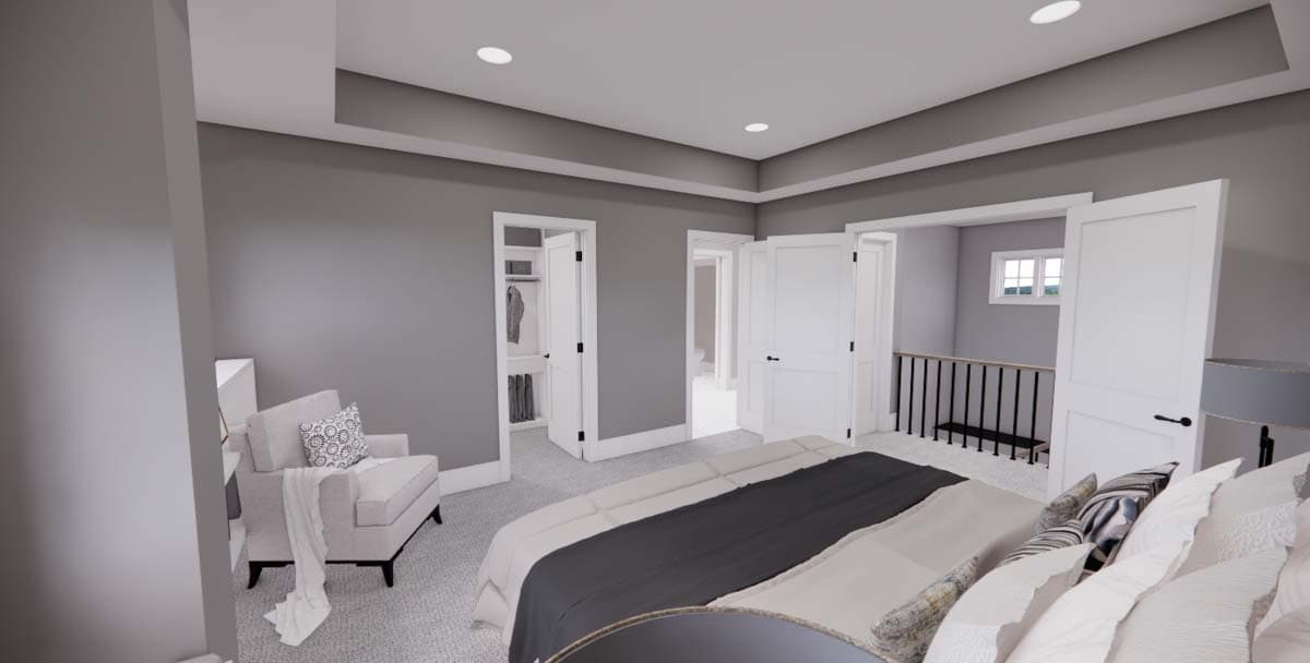 Plan 14678RK: Master-Up Modern Farmhouse Plan 2-Sided Fireplace - Image #41 - Country, Craftsman, Farmhouse, Modern Farmhouse, New American, Traditional