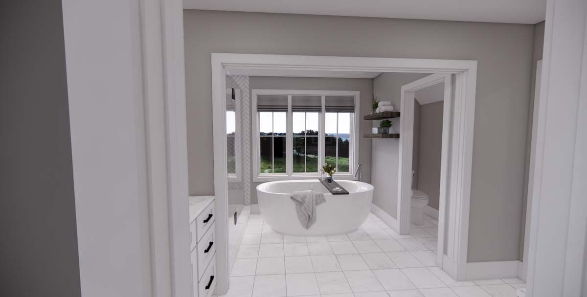 Plan 14678RK: Master-Up Modern Farmhouse Plan 2-Sided Fireplace - Image #42 - Country, Craftsman, Farmhouse, Modern Farmhouse, New American, Traditional