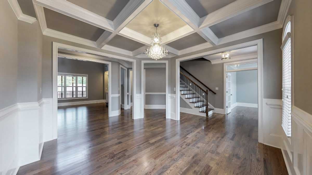 Plan 710116BTZ: 2-Story Home Plan with Angled Kitchen Island - Image #4 - European, French Country, Southern, Traditional