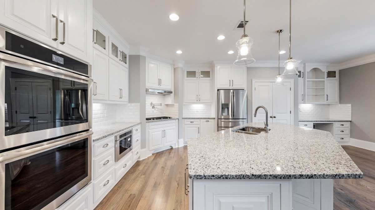 Plan 710116BTZ: 2-Story Home Plan with Angled Kitchen Island - Image #7 - European, French Country, Southern, Traditional