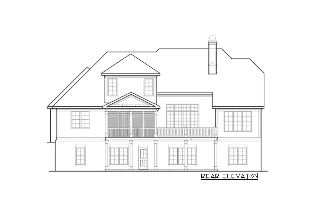 Plan 710117BTZ: Courtyard-Entry House Plan with Optional Second Floor - Image #18 - Craftsman, European, Tudor