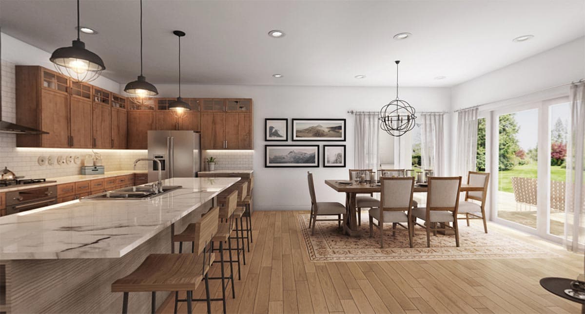 Plan 69715AM: 3-Bed New American House Plan with Vaulted Great Room - 1878 Sq Ft - Image #12 - Cottage, Country, Modern Farmhouse, New American