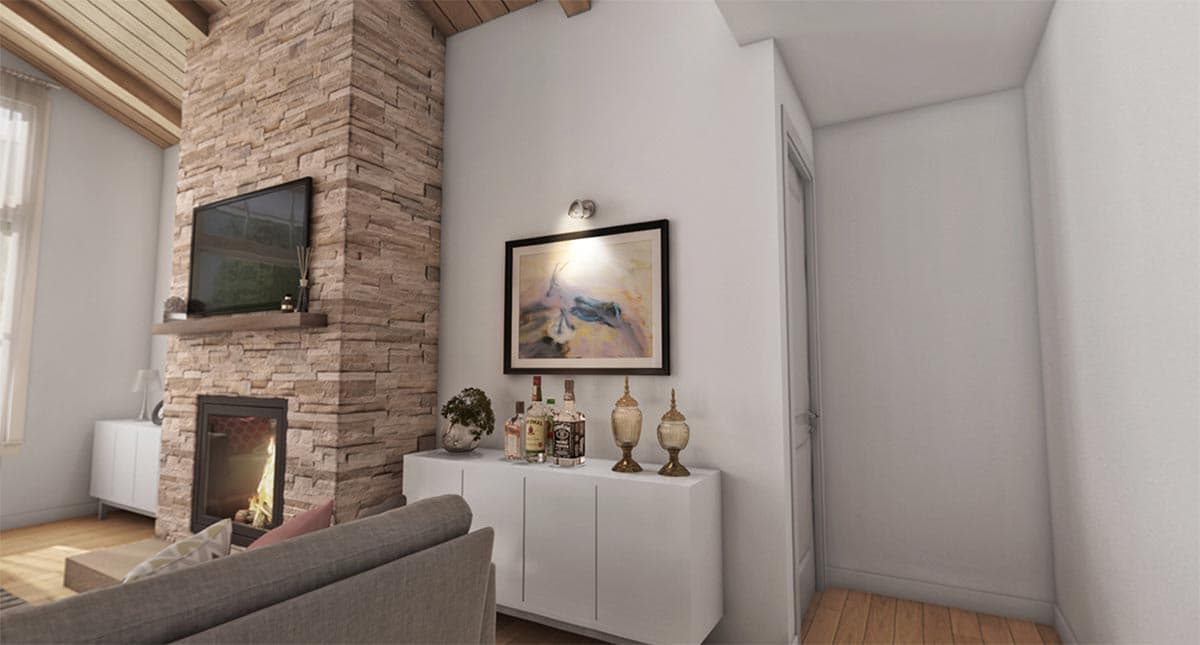 Plan 69715AM: 3-Bed New American House Plan with Vaulted Great Room - 1878 Sq Ft - Image #16 - Cottage, Country, Modern Farmhouse, New American