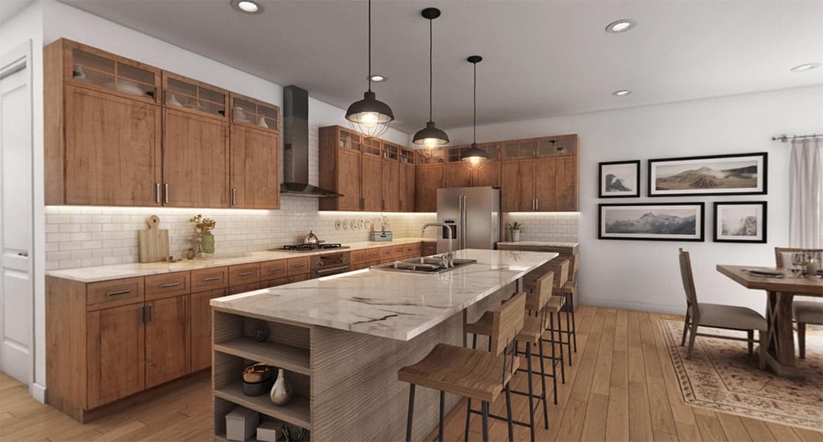 Plan 69715AM: 3-Bed New American House Plan with Vaulted Great Room - 1878 Sq Ft - Image #11 - Cottage, Country, Modern Farmhouse, New American