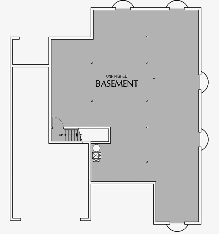 Plan 69715AM: 3-Bed New American House Plan with Vaulted Great Room - 1878 Sq Ft - Floor Plan - Unfinished Basement  - Cottage, Country, Modern Farmhouse, New American