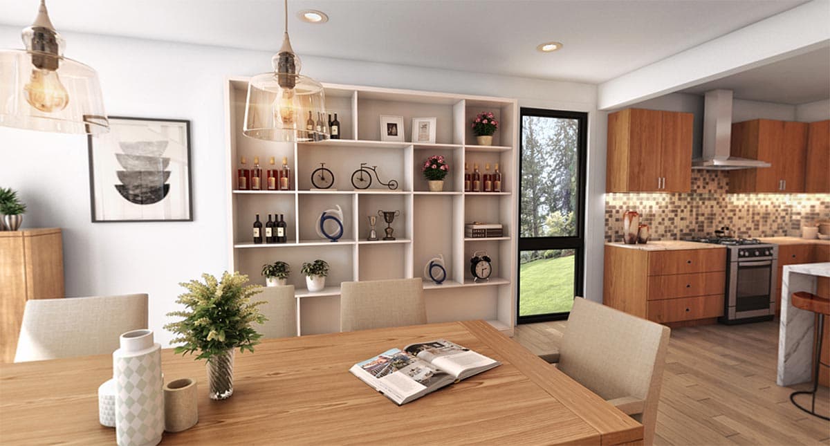 Plan 69713AM: Drive-Under Contemporary House Plan with 2-Story Great Room - 2437 Sq Ft - Image #10 - Contemporary, Modern, Northwest