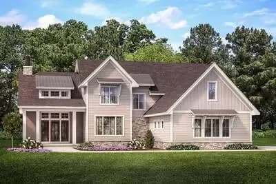 Exclusive Northwest House Plan with First-Level Master Bed