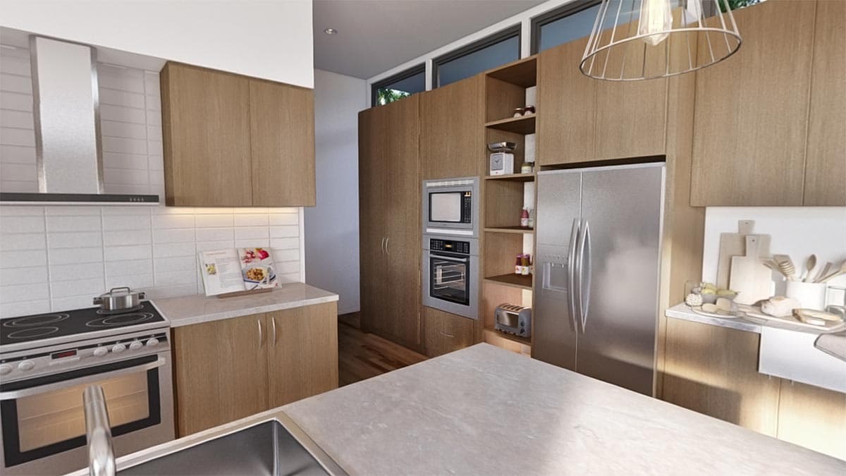 Plan 69716AM: A Modern Beauty with Attached In-Law Suite - 2947 Sq Ft - Image #6 - Contemporary, Modern, Northwest