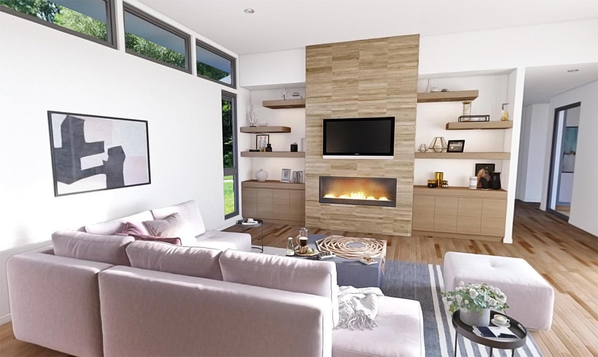 Plan 69716AM: A Modern Beauty with Attached In-Law Suite - 2947 Sq Ft - Image #9 - Contemporary, Modern, Northwest