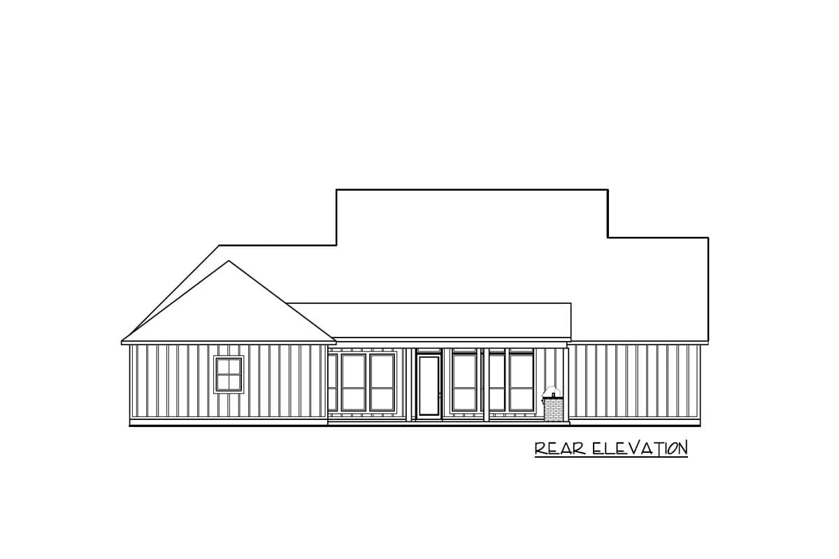 Plan 56432SM: Desirable One-Level Farmhouse Plan with Ample Storage Space - 2520 Sq Ft - Image #4 - Country, Farmhouse, Modern Farmhouse, Southern