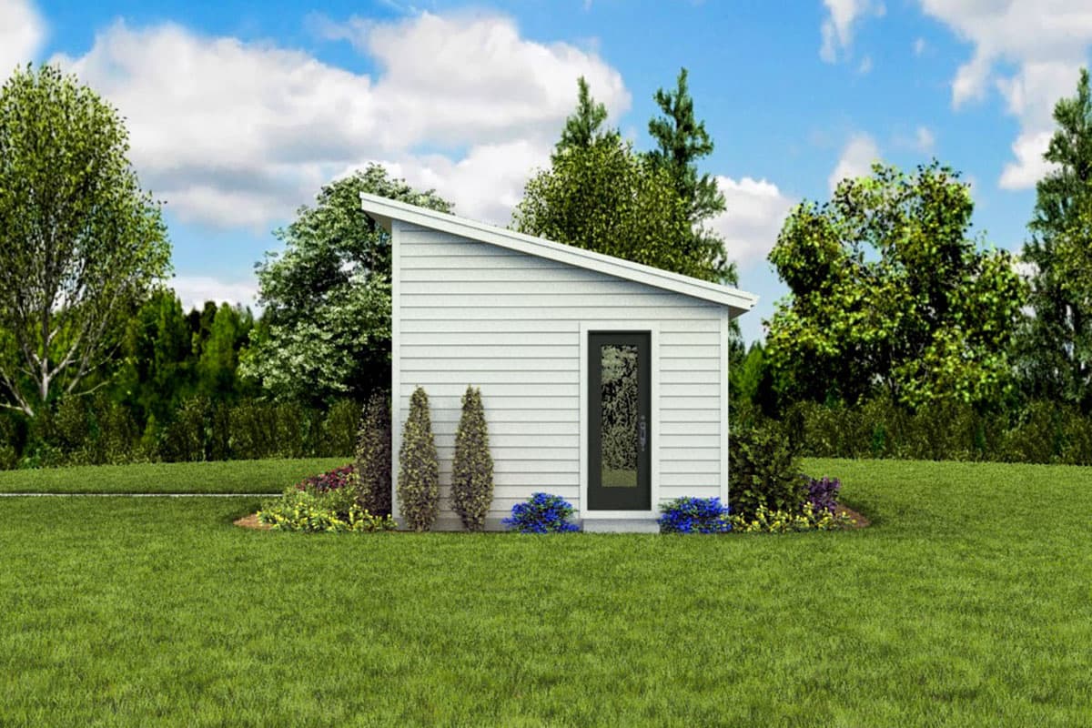 Plan 69718AM: Tiny Home Plan with Vaulted Living Space - Image #10 - Cottage, Vacation