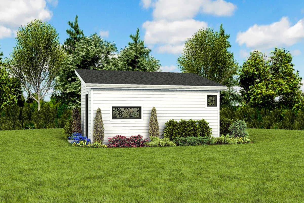 Plan 69721AM: Teeny Tiny Home Plan with Vaulted Living Space - Image #8 - Cottage, Vacation
