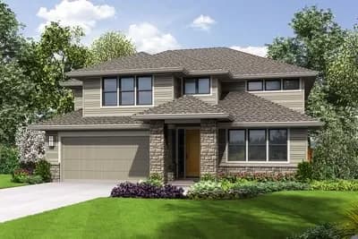 Contemporary Two-Story House Plan with Bonus Room