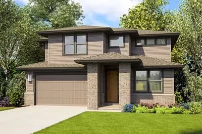 Contemporary Two-Story House Plan with Bonus Room