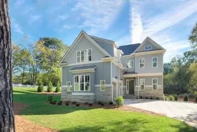 40'-Wide 3-Bed House Plan with Master Up - 3042 Sq t