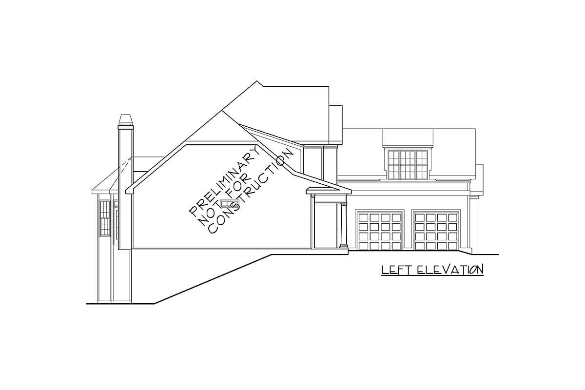 Plan 710129BTZ: 4-Bedroom House Plan with Courtyard-Entry Garage - 2419 Sq Ft - Image #13 - New American, Traditional