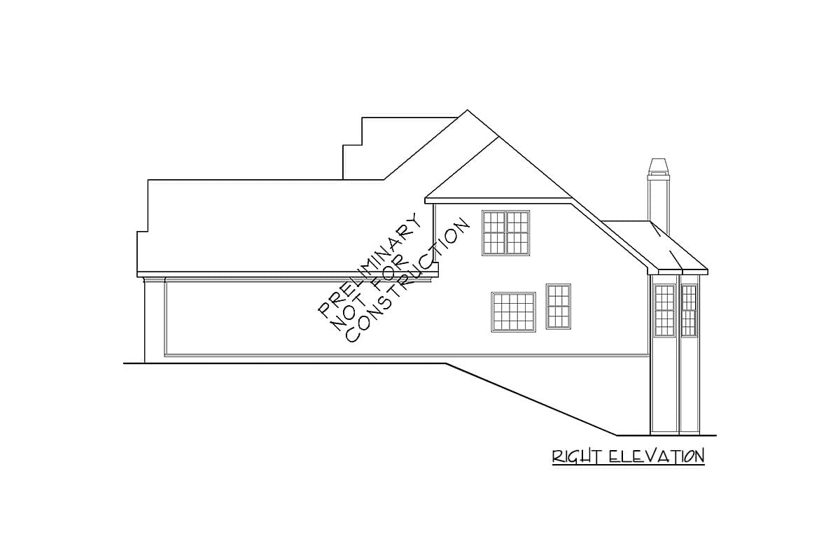 Plan 710129BTZ: 4-Bedroom House Plan with Courtyard-Entry Garage - 2419 Sq Ft - Image #15 - New American, Traditional
