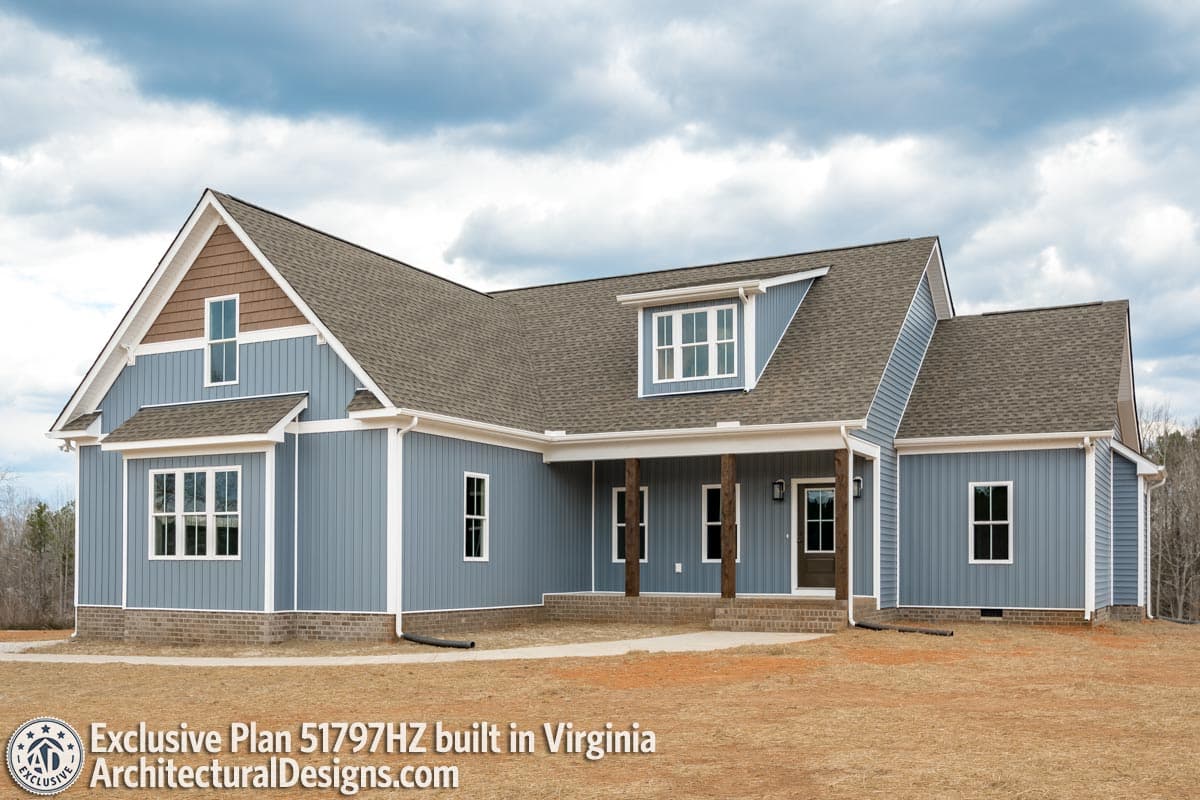 build gallery item - Exclusive House Plan 51797HZ Comes to Life in Virginia
