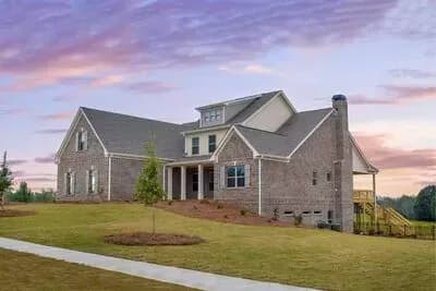 4-Bed Country Home Plan with Angled Keeping Room