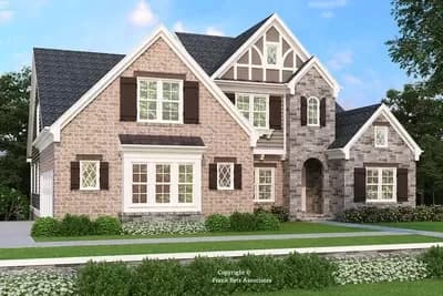 Spacious 4-Bed Home Plan with Angled Keeping Room