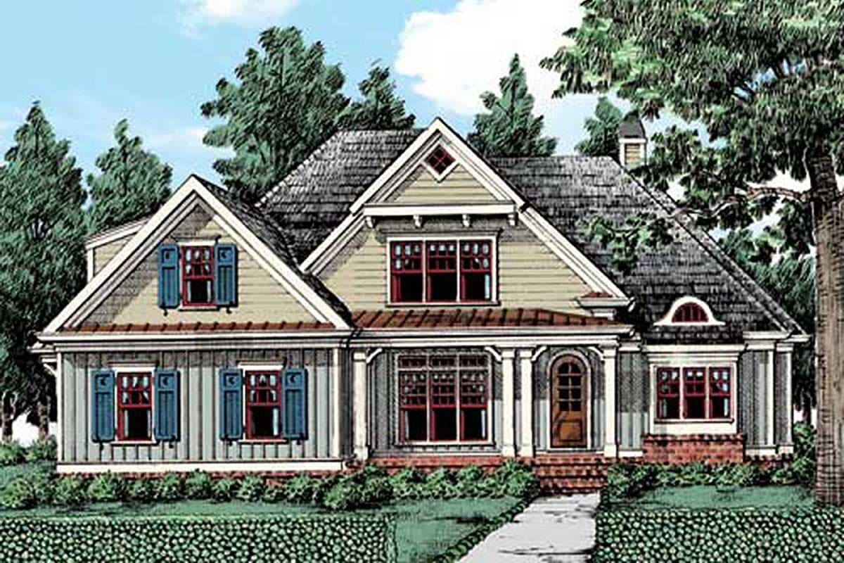 Plan 710130BTZ: 4-Bed House Plan with Convertible Upstairs Loft - Image #8 - Cottage, Country, Craftsman, New American