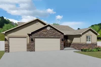 Endearing Traditional House Plan with Optional Lower Level Design