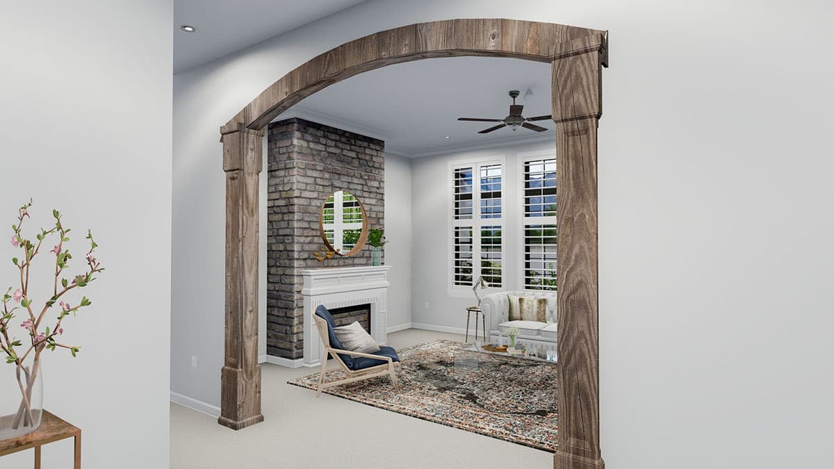 Plan 61324UT: Beautiful One-Level House Plan with Grand Finished Basement - Image #9 - Ranch, Traditional