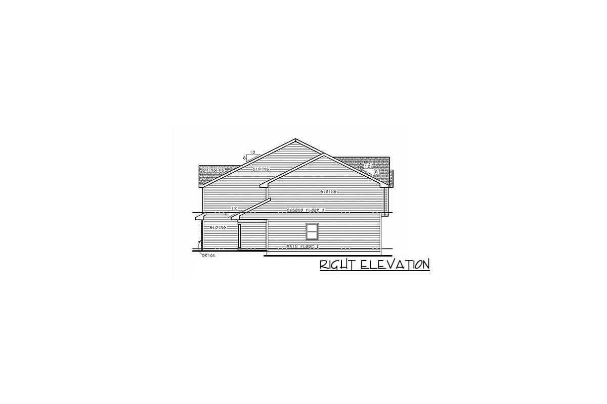Plan 42570DB: 4-Family House Plan with Upstairs Bedrooms - Image #4 - Cottage, Country, Craftsman, Traditional