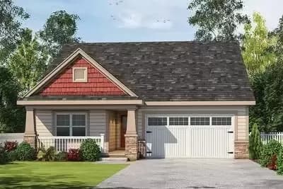 Craftsman House Plan with Flexible Second Floor