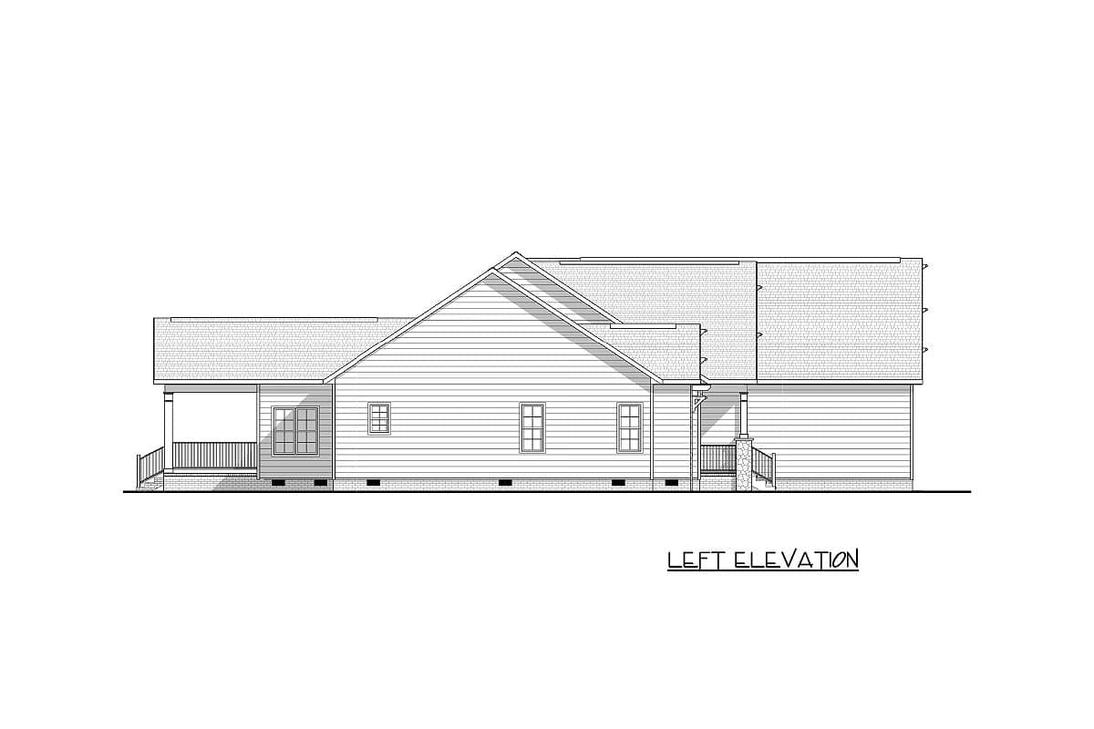 Plan 83604CRW: One-Level Craftsman House Plan with Split Bedrooms - Image #7 - Craftsman, Northwest, Ranch