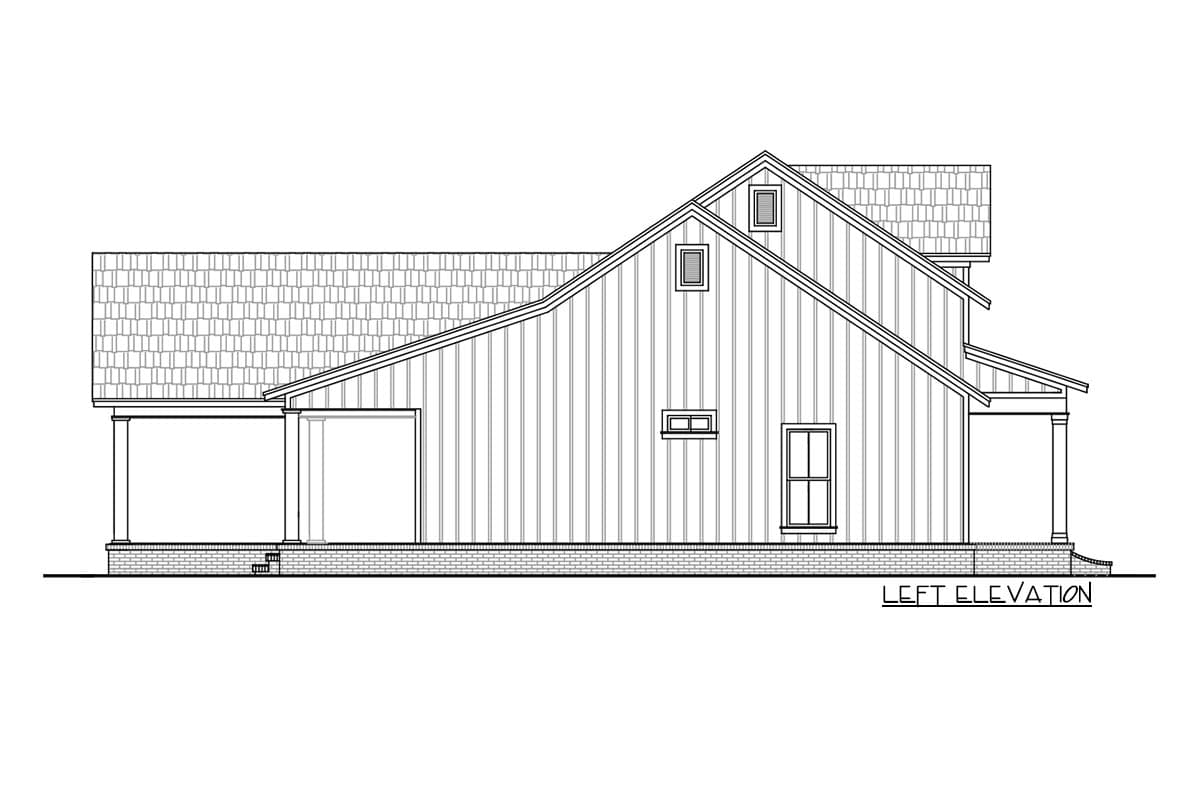 Plan 51188MM: Open Concept 3-Bed Modern Farmhouse Plan with Carport - Image #5 - Country, Farmhouse, Modern Farmhouse