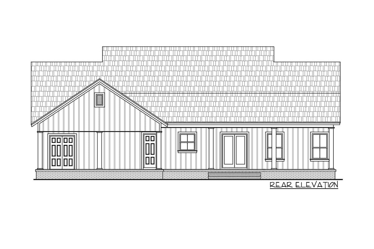 Plan 51188MM: Open Concept 3-Bed Modern Farmhouse Plan with Carport - Image #6 - Country, Farmhouse, Modern Farmhouse