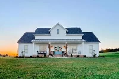 Open Concept 3-Bed Modern Farmhouse Plan with Carport