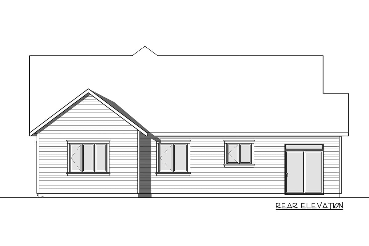 Plan 22540DR: New American Ranch Home Plan with Lots of Options - Image #5 - Craftsman, New American, Northwest, Ranch