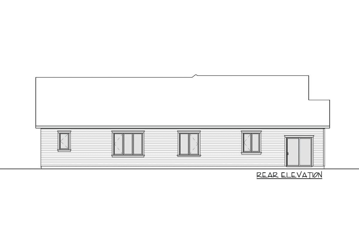 Plan 22542DR: Rugged-and-Rustic 3-Bed Ranch Home Plan - Image #6 - Craftsman, New American, Northwest, Ranch, Rustic