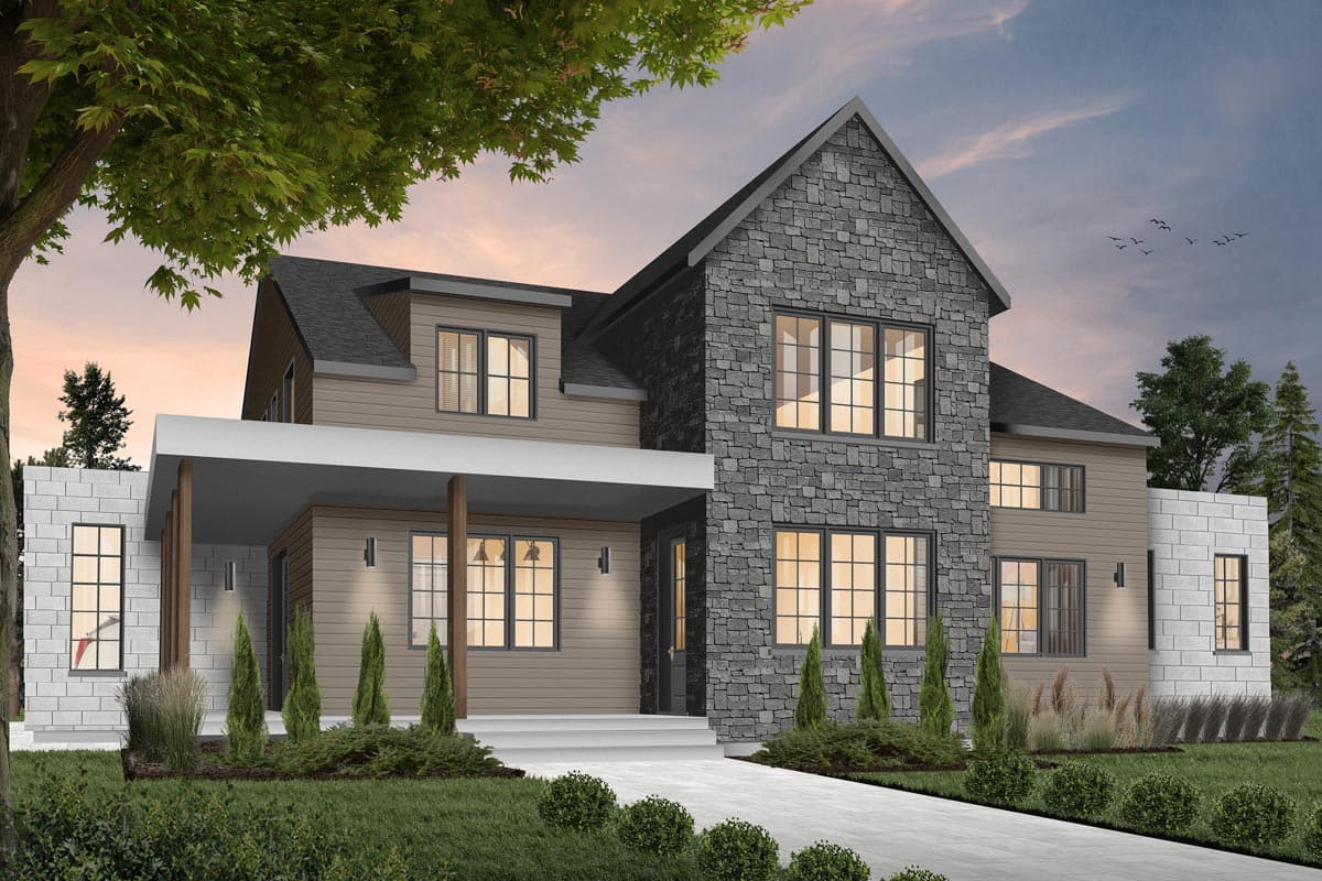 Plan 22543DR: Modern Farmhouse Plan with Master On Main - Image #21 - Contemporary, Country, Farmhouse, Modern Farmhouse, New American, Northwest