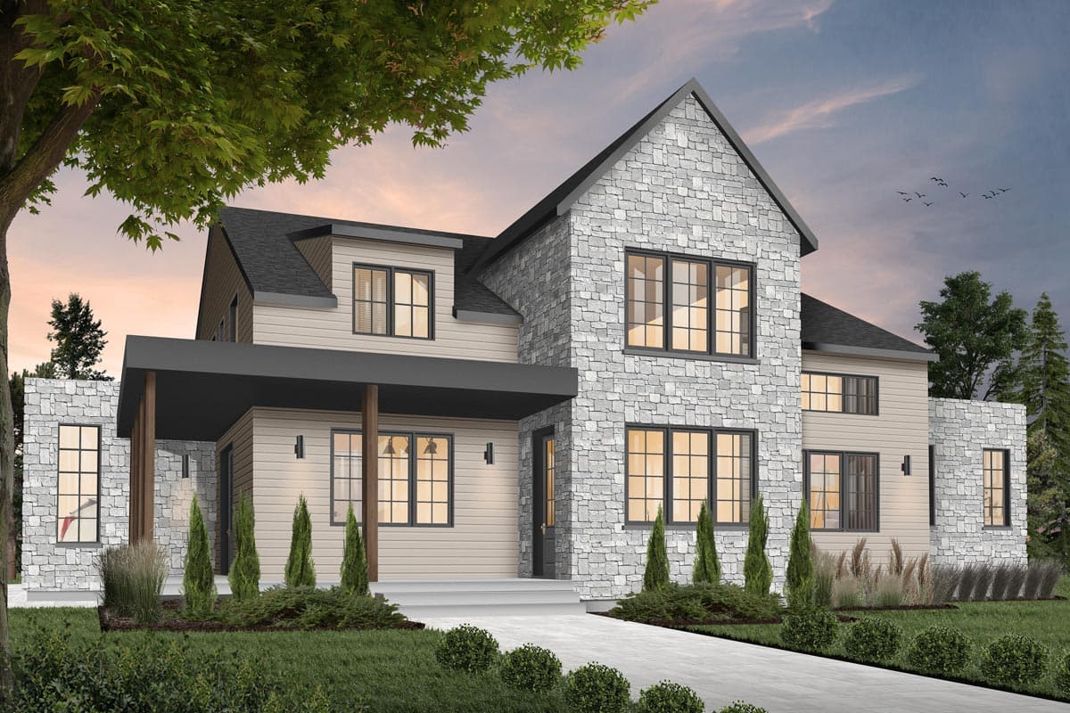 Plan 22543DR: Modern Farmhouse Plan with Master On Main - Image #23 - Contemporary, Country, Farmhouse, Modern Farmhouse, New American, Northwest