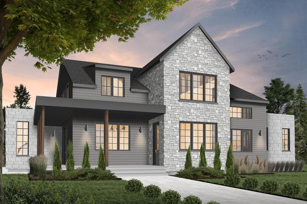 Plan 22543DR: Modern Farmhouse Plan with Master On Main - Image #27 - Contemporary, Country, Farmhouse, Modern Farmhouse, New American, Northwest