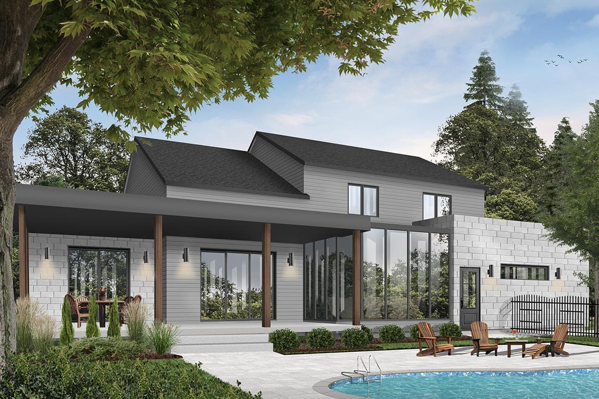 Plan 22543DR: Modern Farmhouse Plan with Master On Main - Image #19 - Contemporary, Country, Farmhouse, Modern Farmhouse, New American, Northwest