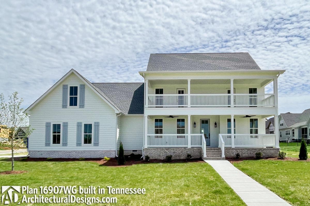 build gallery item - House Plan 16907WG comes to life in Tennessee