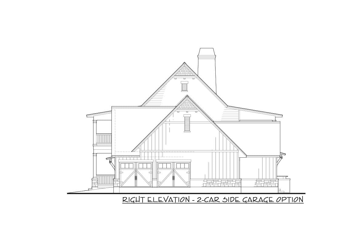 Plan 16907WG: Nouveau Southern-Style House Plan with Stacked Porches Front and Back - 2458 Sq Ft - Image #13 - Country, Farmhouse, New American, New Orleans, Southern, Southern Traditional, Traditional