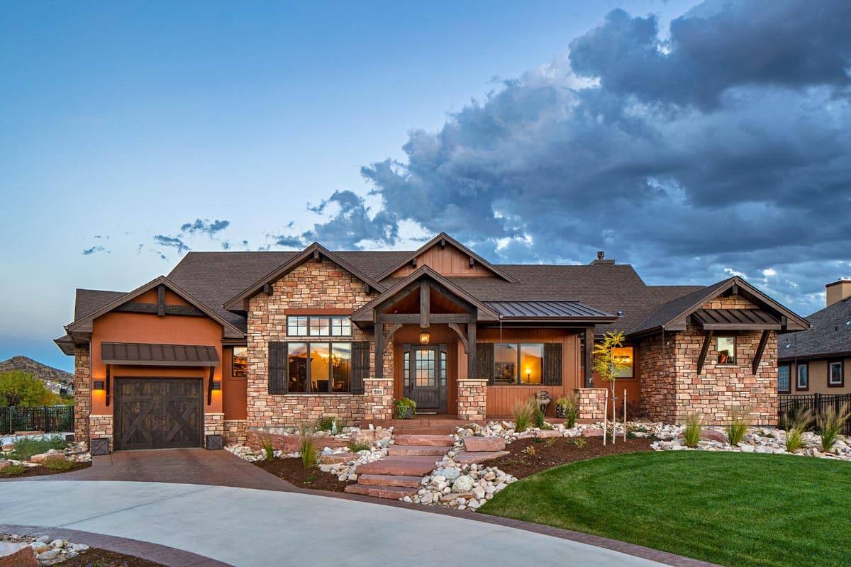 Plan 95057RW: Spacious Mountain House Plan with Beautiful Rear Views - 5007 Sq Ft - Image #5 - Country, Craftsman, Mountain, New American, Northwest, Rustic