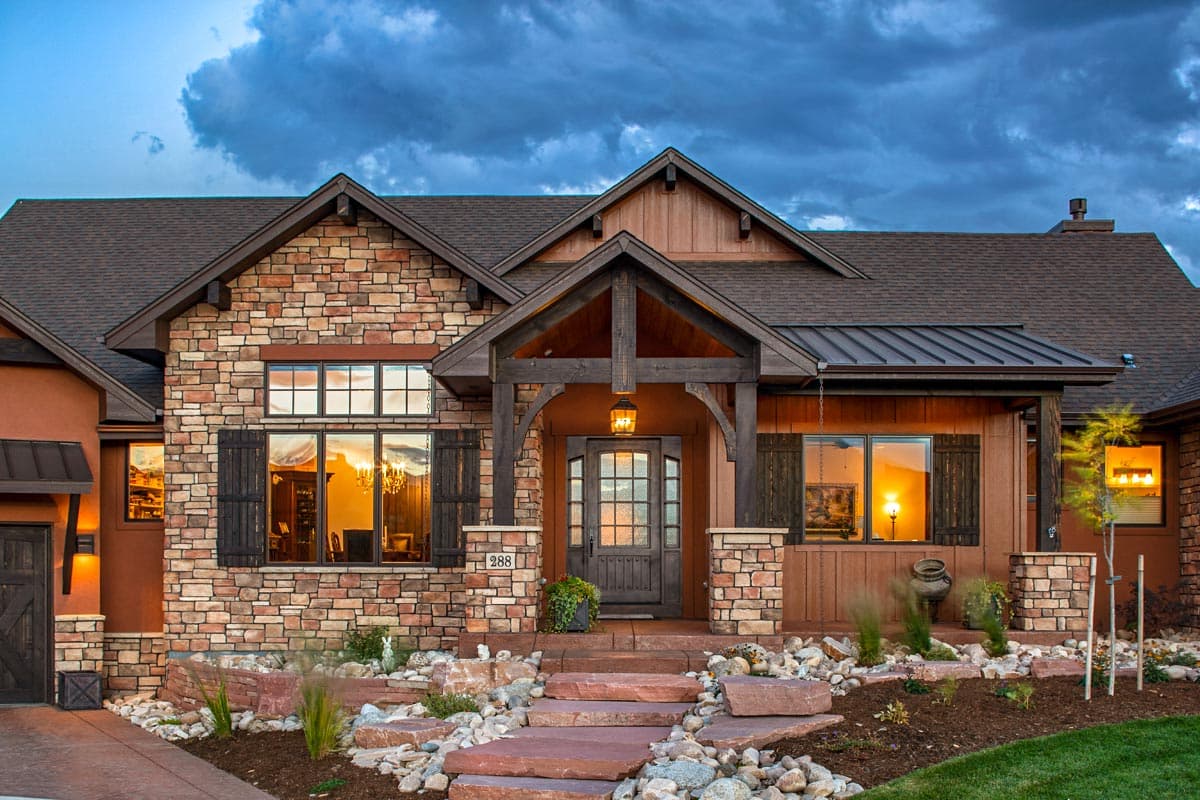 Plan 95057RW: Spacious Mountain House Plan with Beautiful Rear Views - 5007 Sq Ft - Image #6 - Country, Craftsman, Mountain, New American, Northwest, Rustic