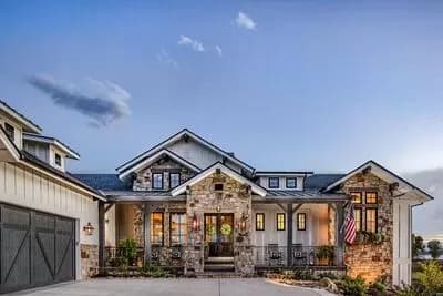 New American House Plan with Amazing Views to the Rear