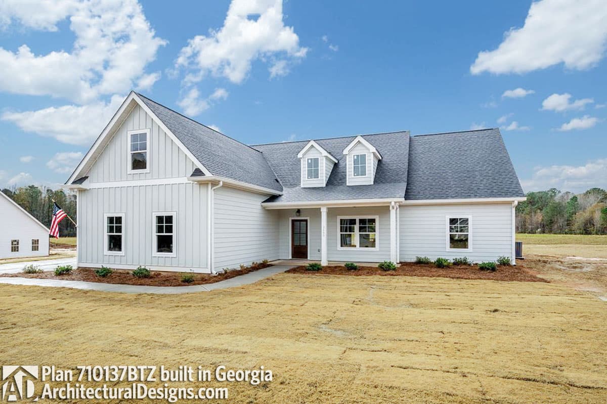 build gallery item - Architectural Designs House Plan 710137BTZ comes to life in Georgia