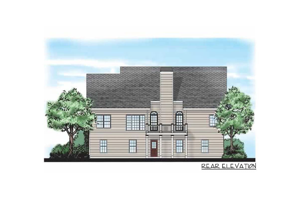 Plan 710137BTZ: 3-Bed Country Home Plan with Rocking Chair Porch - Image #5 - Country, Traditional