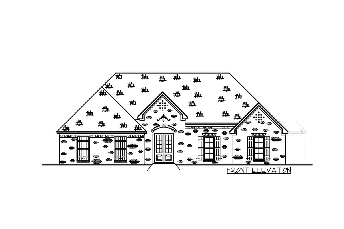 Plan 83916JW: Affordable 4-Bed Home Plan With Impressive Layout - Image #64 - Acadian, French Country, Louisiana-Style, Southern