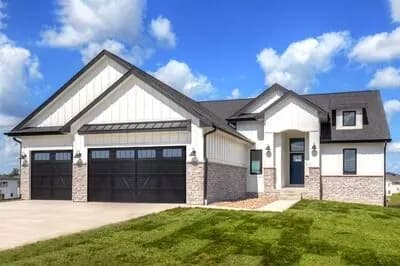 Split Bedroom New American Ranch Home Plan - 1837 Sq Ft